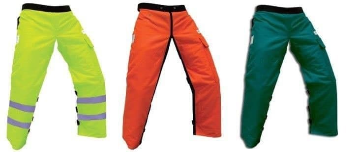 forester chainsaw chaps colors