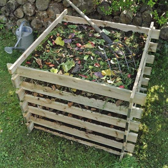 fill your compost bin with leaves