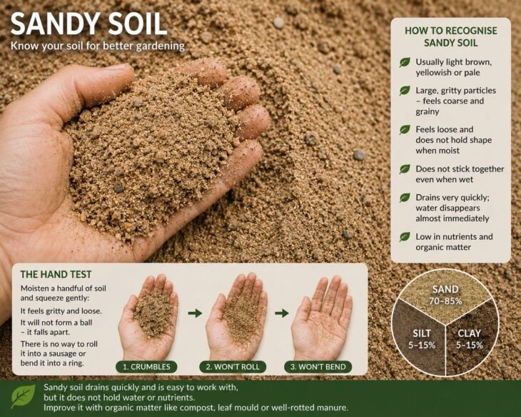 sandy soil
