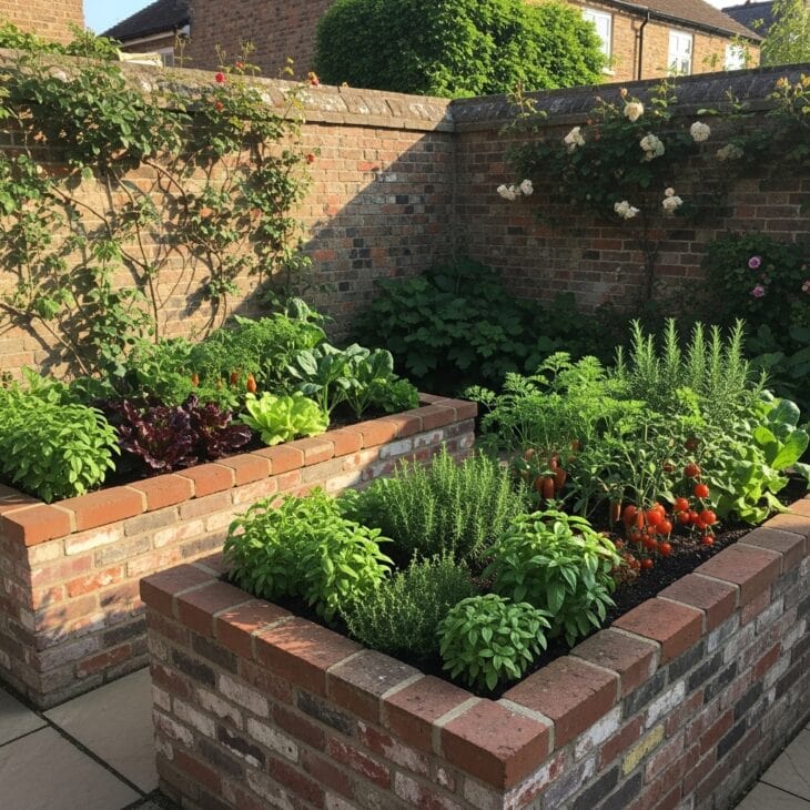 Brick-Built Raised Beds
