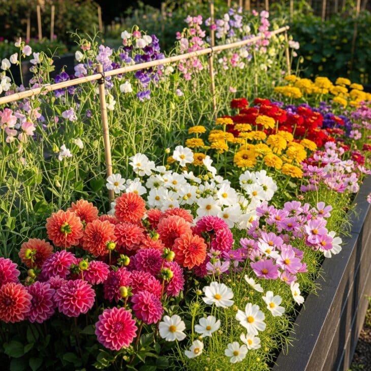 Cut Flower Raised Bed