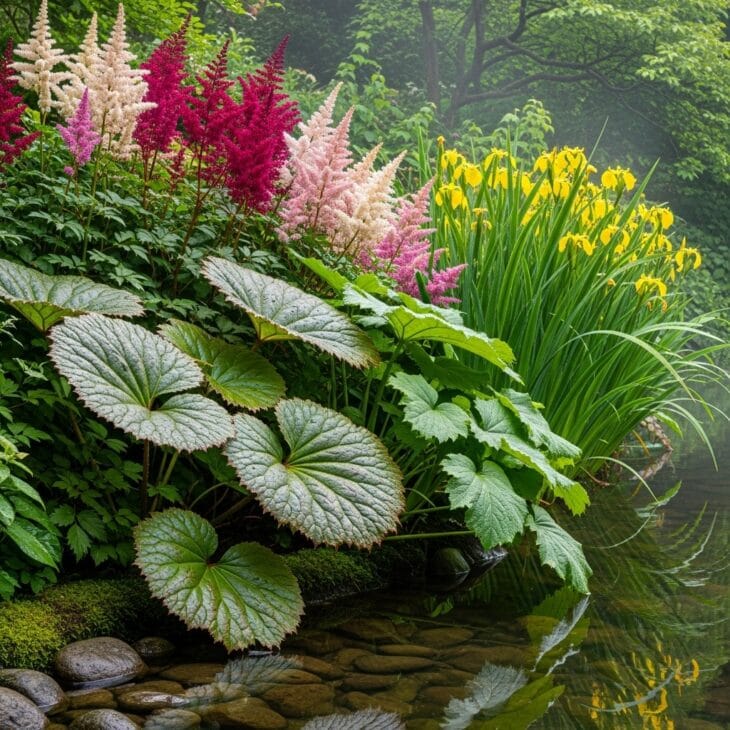 A Damp Shade Bog-Edge Bed
