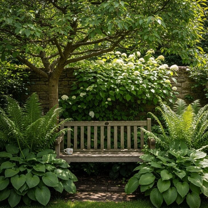 A Dappled Shade Seating Nook