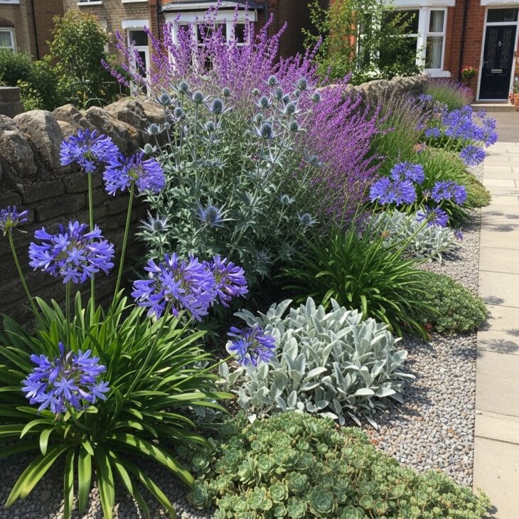 Drought-Tolerant Front Garden