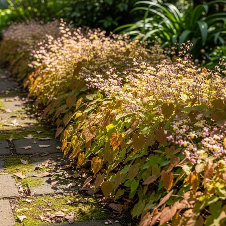 Epimedium Edging for Dry Shade