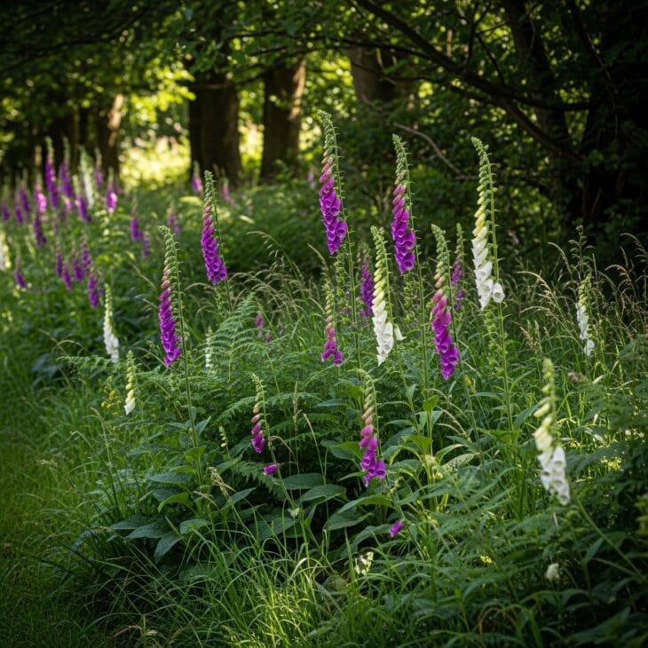 A Foxglove Woodland Edge