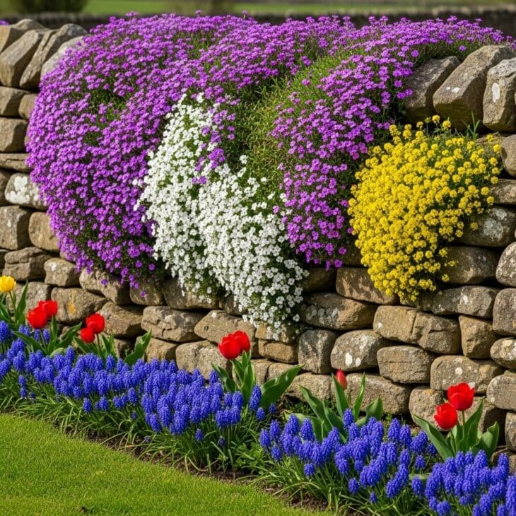 dry stone wall border