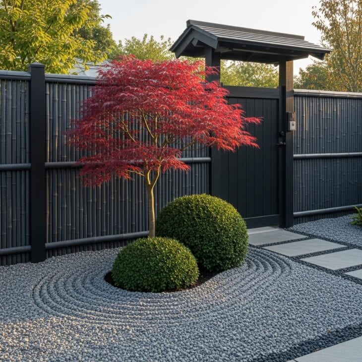Japanese Entrance Garden