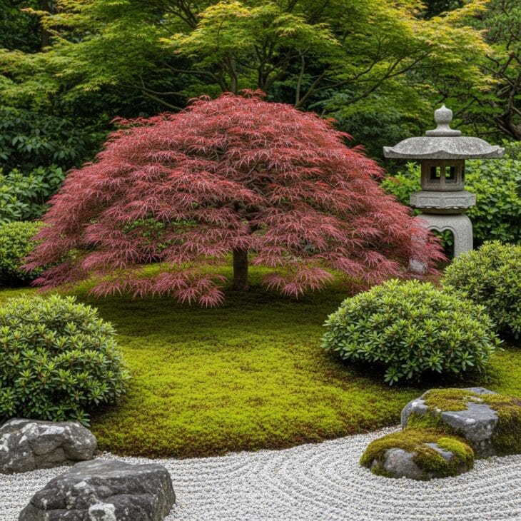Japanese-Inspired Shade Garden with Acers