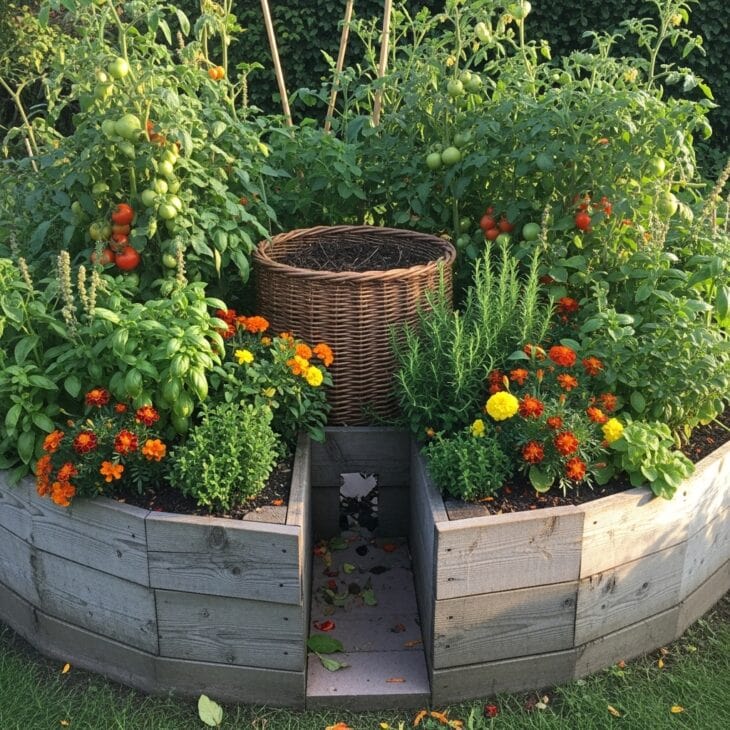 Keyhole Raised Bed
