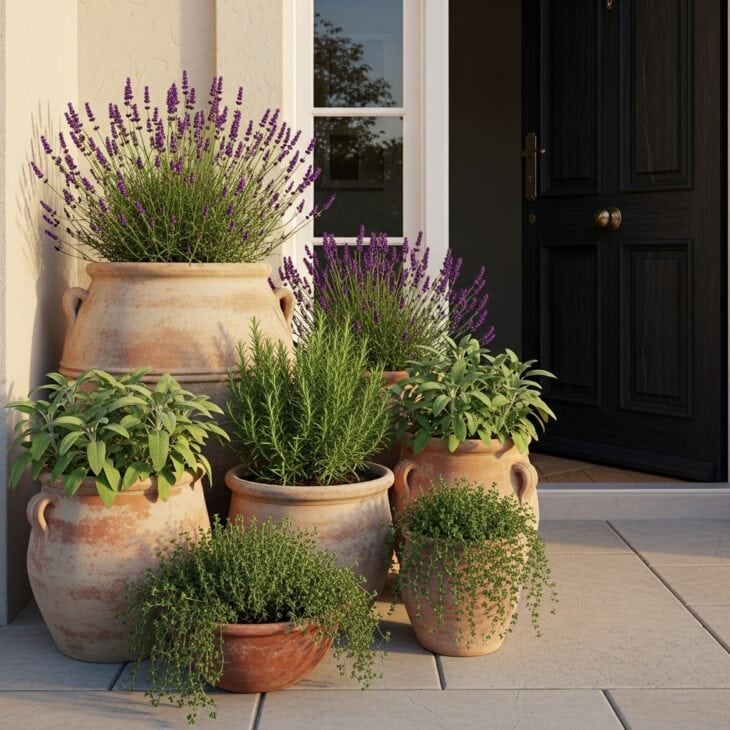 Mediterranean Terracotta Display