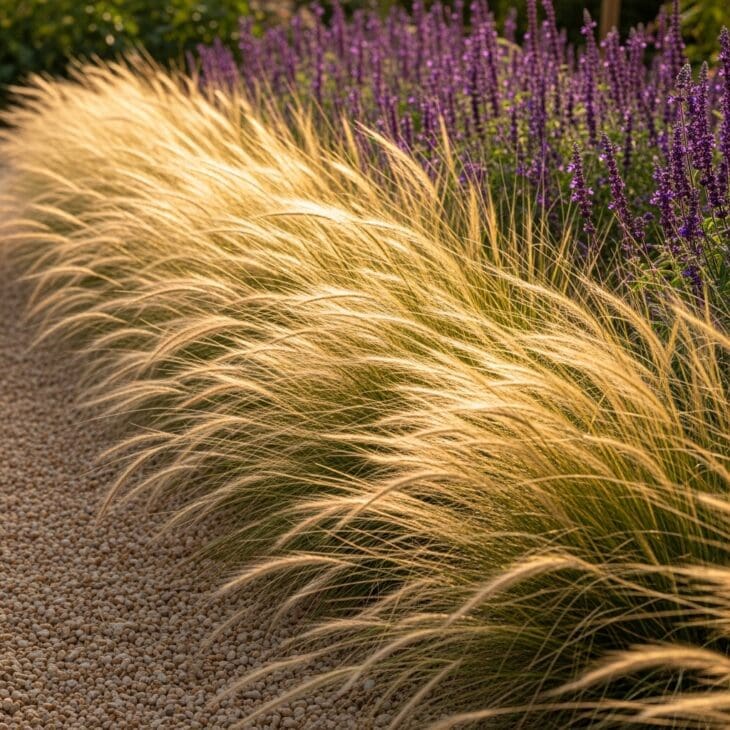 Mexican Feather Grass Cloud