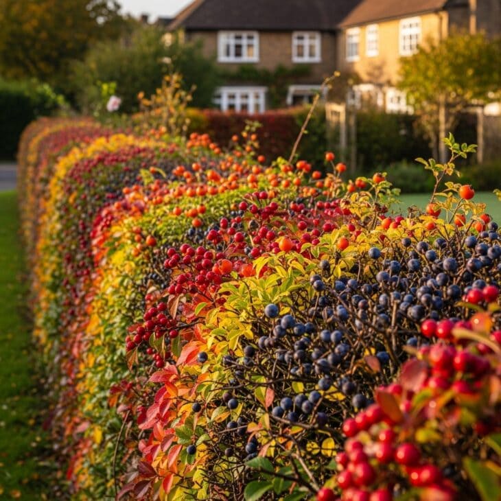 Mixed Native Hedge Boundary