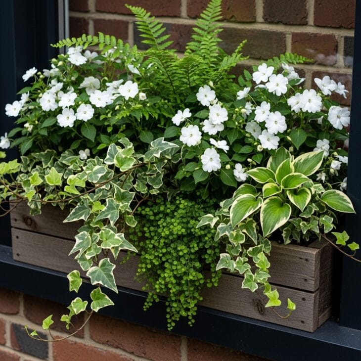 A North-Facing Window Box or Balcony
