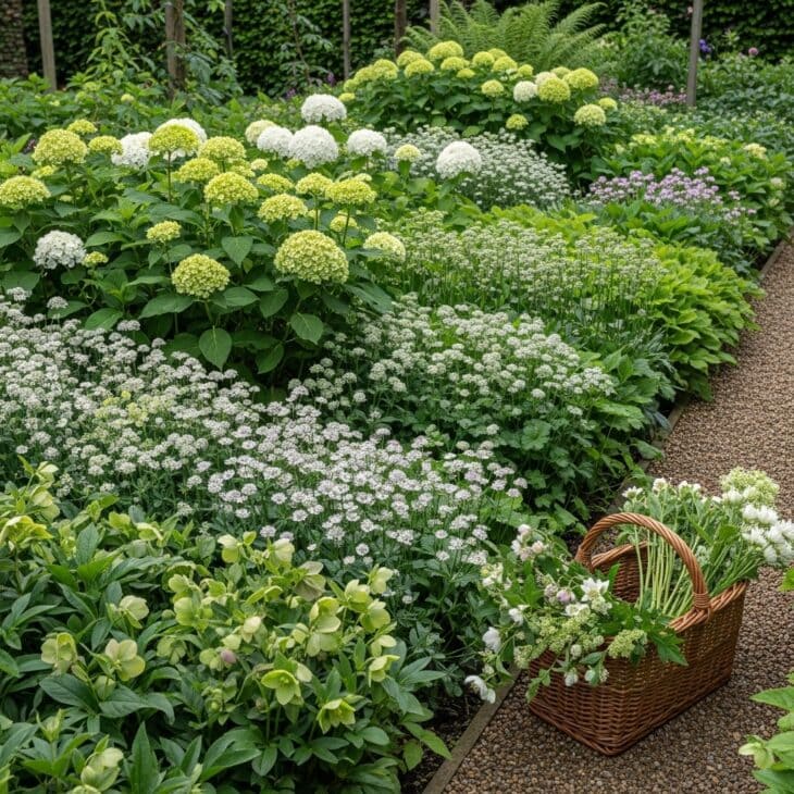 A Shade Garden for Cutting and Foliage