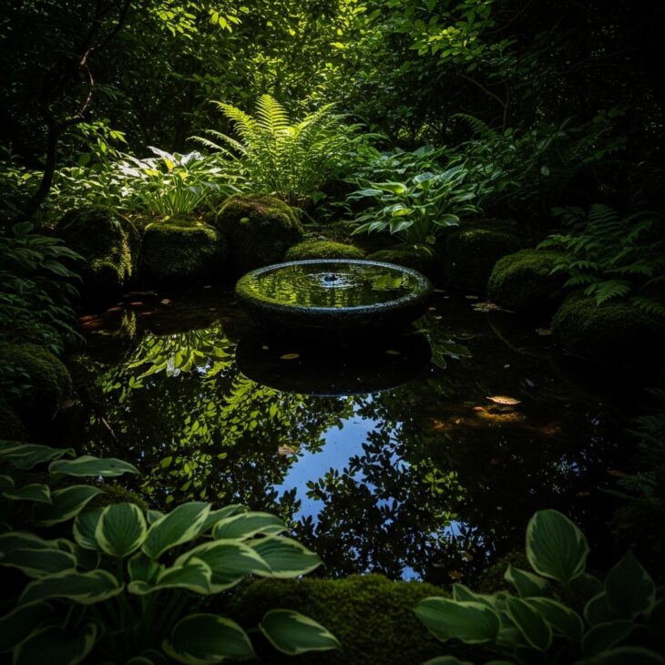 A Shaded Water Feature