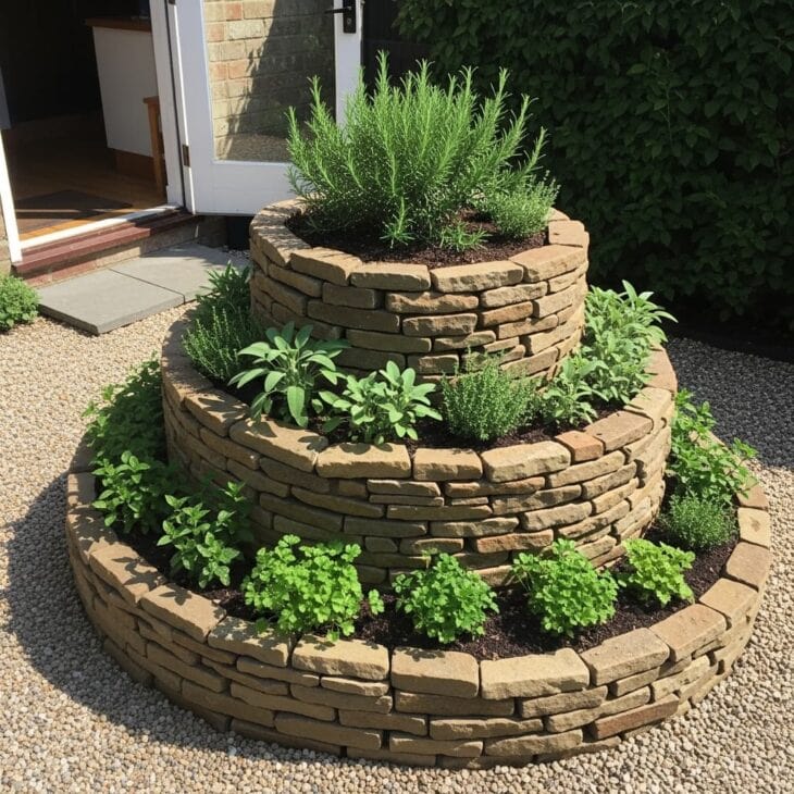 herb spiral