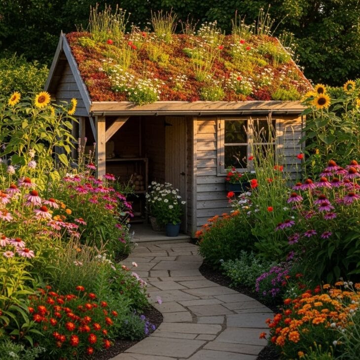 living roof shed