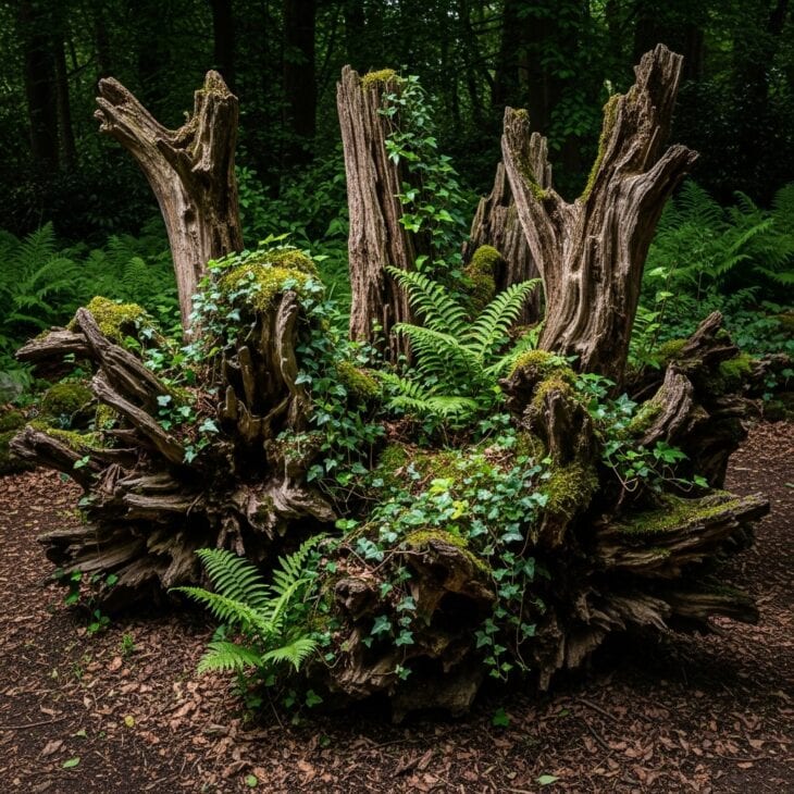 A Stumpery for Character and Wildlife