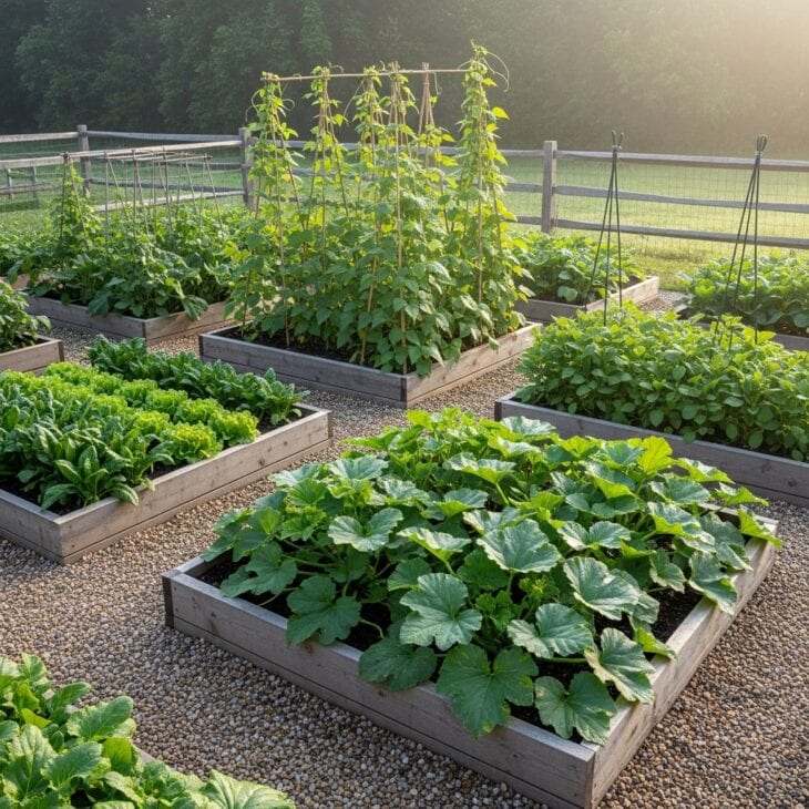 Classic Timber Kitchen Garden Beds
