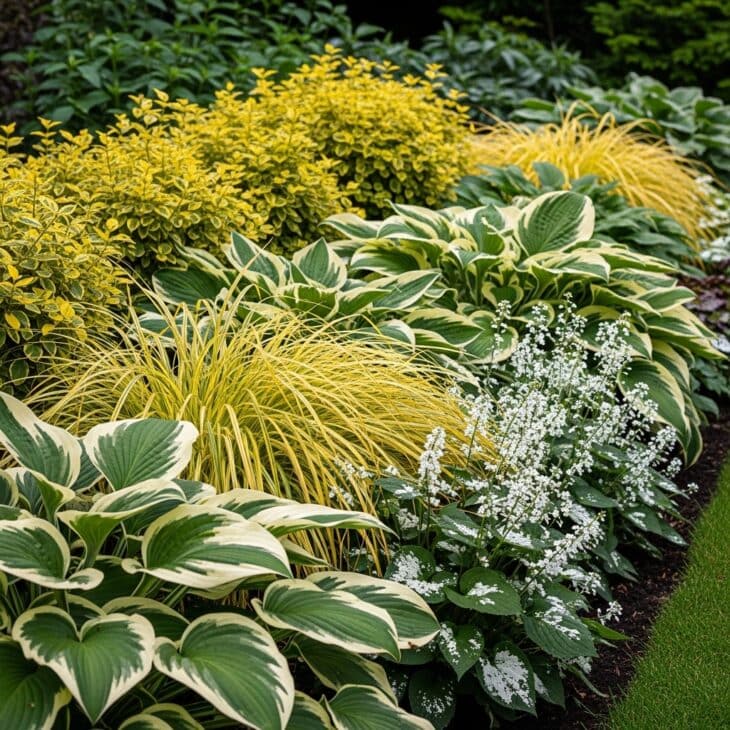 A Variegated Foliage Brightening Scheme