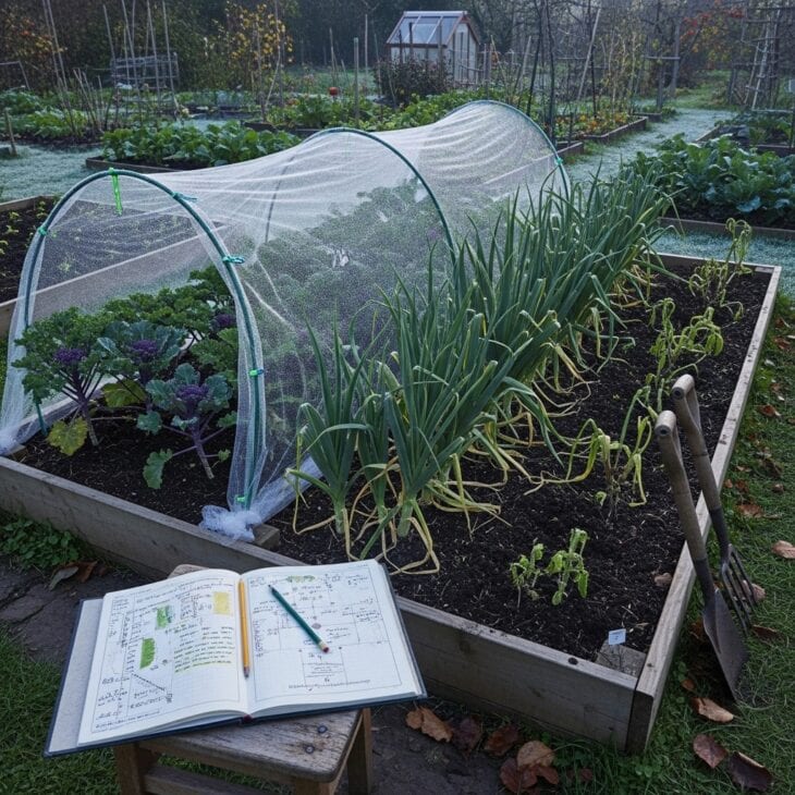 Year-Round Succession Raised Bed